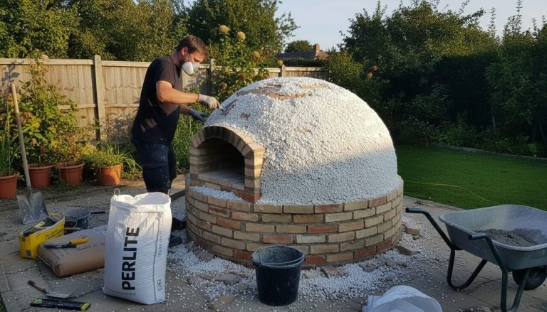 Budowa pieca do pizzy i chleba – jak wykonać izolację kopuły z perlitu?