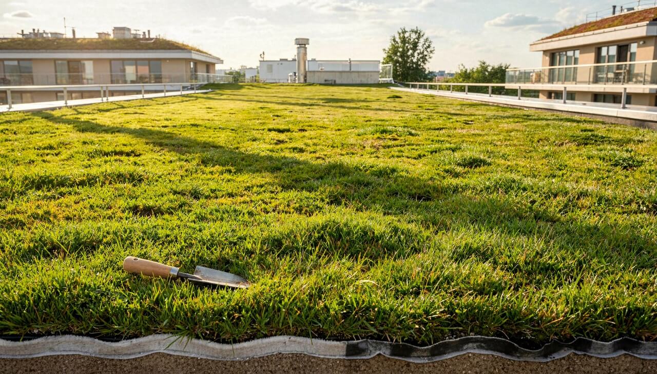 Zielone dachy i tarasy – dlaczego lekkie podłoże z perlitem jest lepsze od zwykłej ziemi?